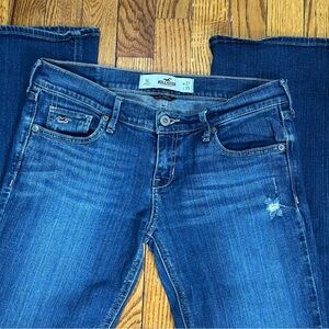 Vintage Hollister Women's Low Rise Blue Jeans